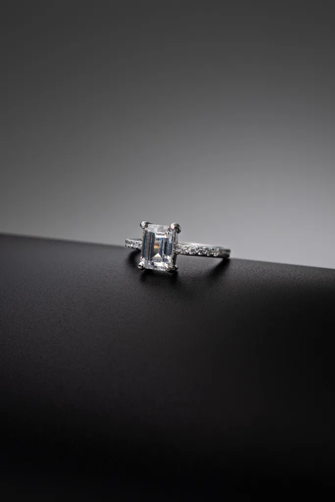 PURE SILVER SOLITAIRE ADJUSTABLE RING