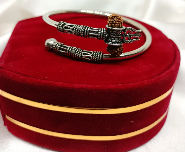 SILVER DAMROO RUDRAKSH KADA - Image 2