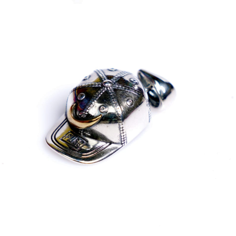 Pure Silver Cap Pendant