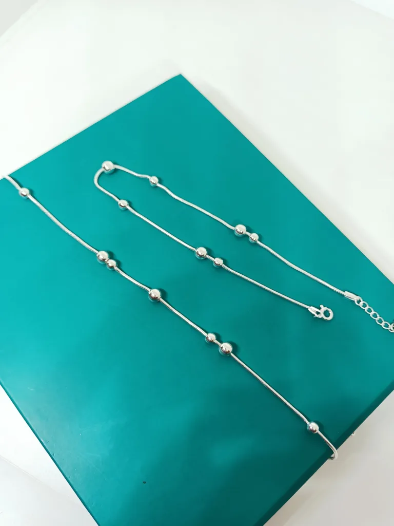 Pure Silver Ball Bead Payal