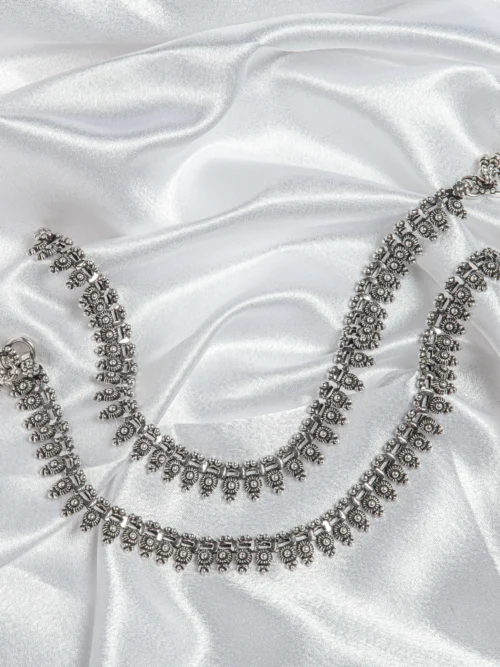 Pure Silver Antique Heavy Payal