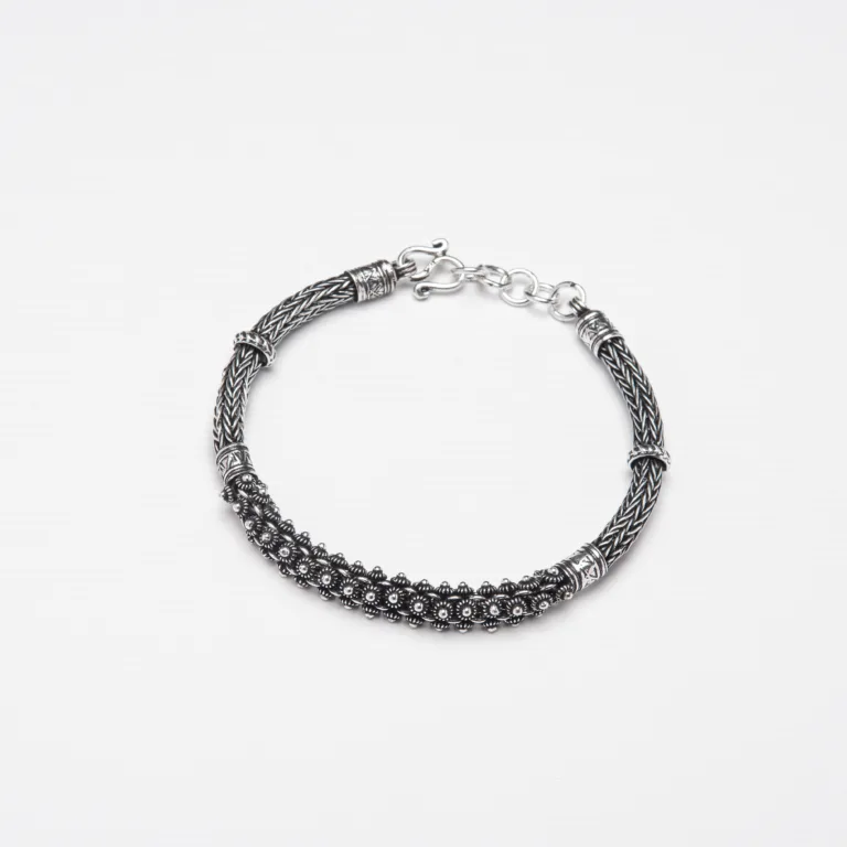 Pure Silver turkish designer Bracelet