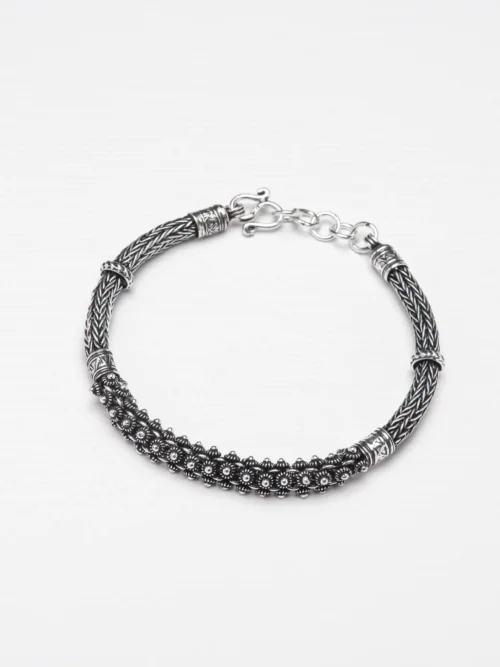 Pure Silver turkish designer Bracelet