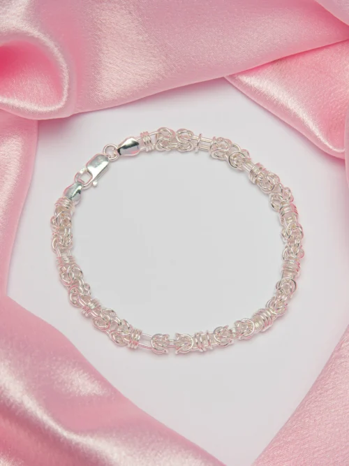 Pure Silver Dragon Chain Bracelet For Men