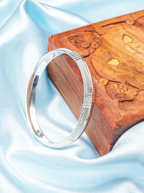 Pure Silver Punjabi Designer kada