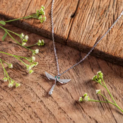Pure Silver Dragonfly chain