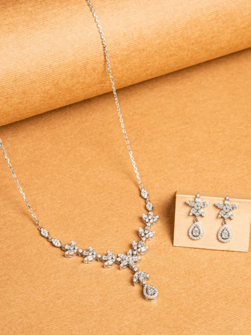 Pure Silver Queen Necklace Set