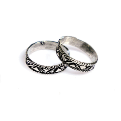 92.5 Sterling Silver Toe Rings For Women