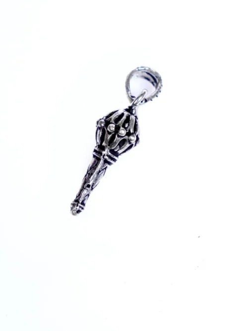 Sterling Silver Lord Hanuman Gada Pendant
