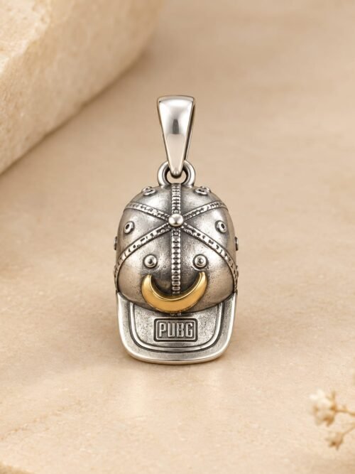 Pure Silver Cap Pendant