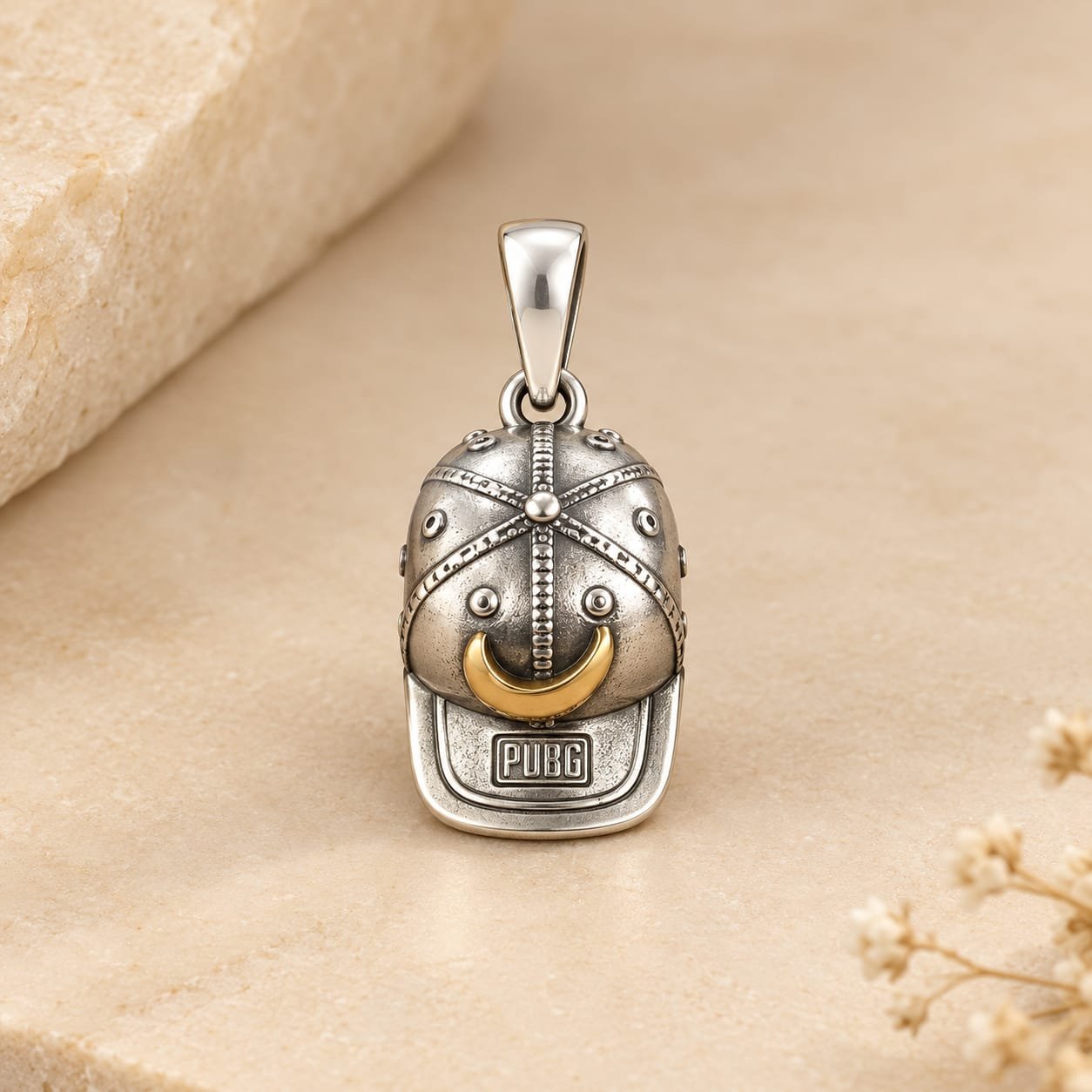 Pure Silver Cap Pendant