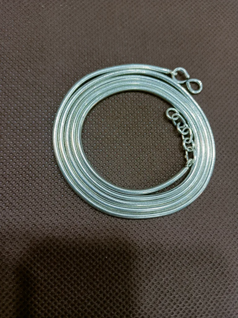 Indowestern Pure Silver Waist Chain - Image 2