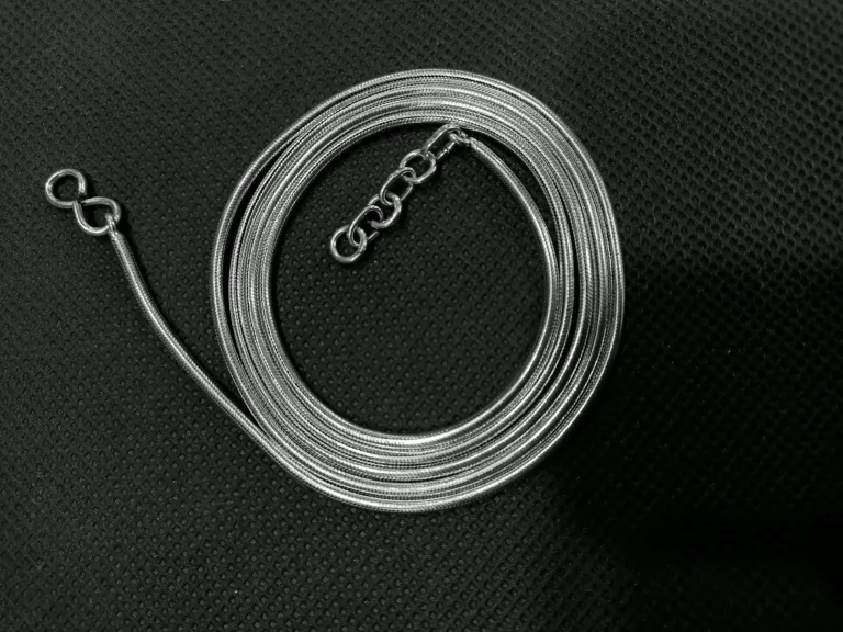 Indowestern Pure Silver Waist Chain