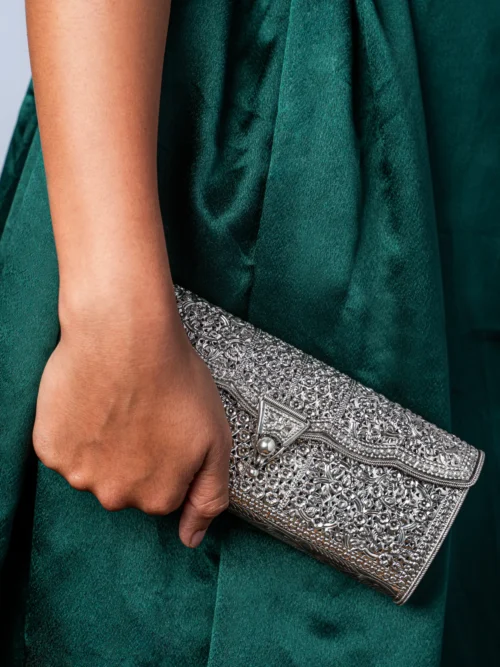 Pure Silver Handcrafted Purse