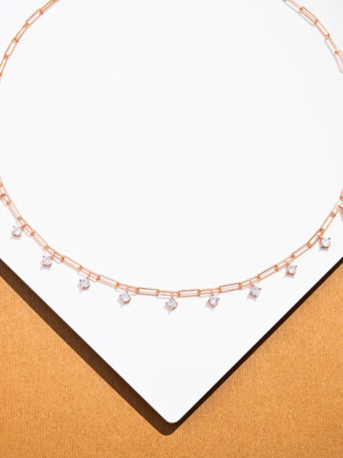 Pure Silver Rose Gold Chain / Necklace