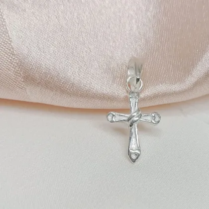 Pure Silver Jesus Cross Pendant