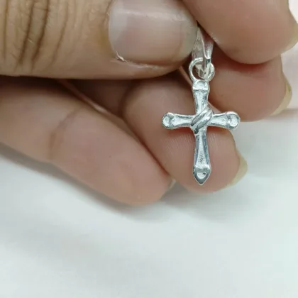 Pure Silver Jesus Cross Pendant