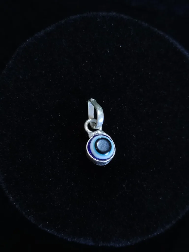 Pure Silver Evil Eye pendant