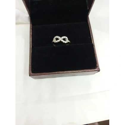 Pure Silver Infinity Ring 