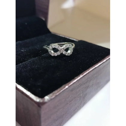 Pure Silver Infinity Ring 