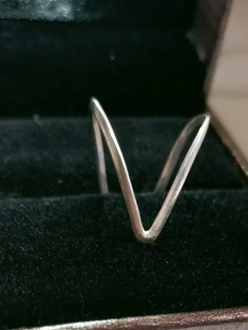 Pure Silver Vanki Ring