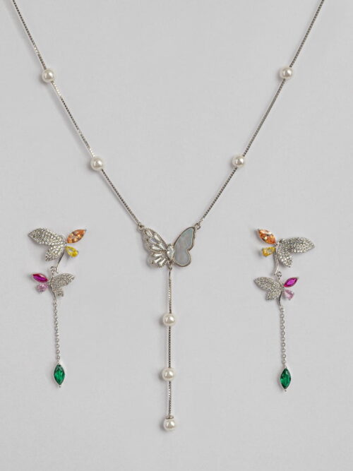 Pure Silver Butterfly Set.