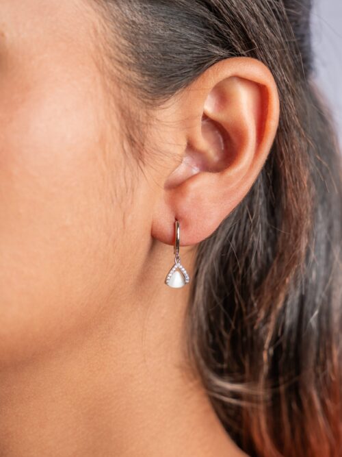Pure Silver Russian Stone Hanging Bali