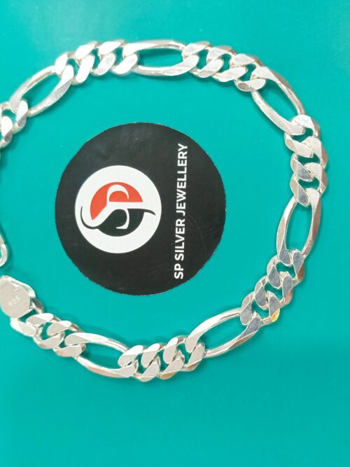 Pure Silver Broad Tendulkar Bracelet