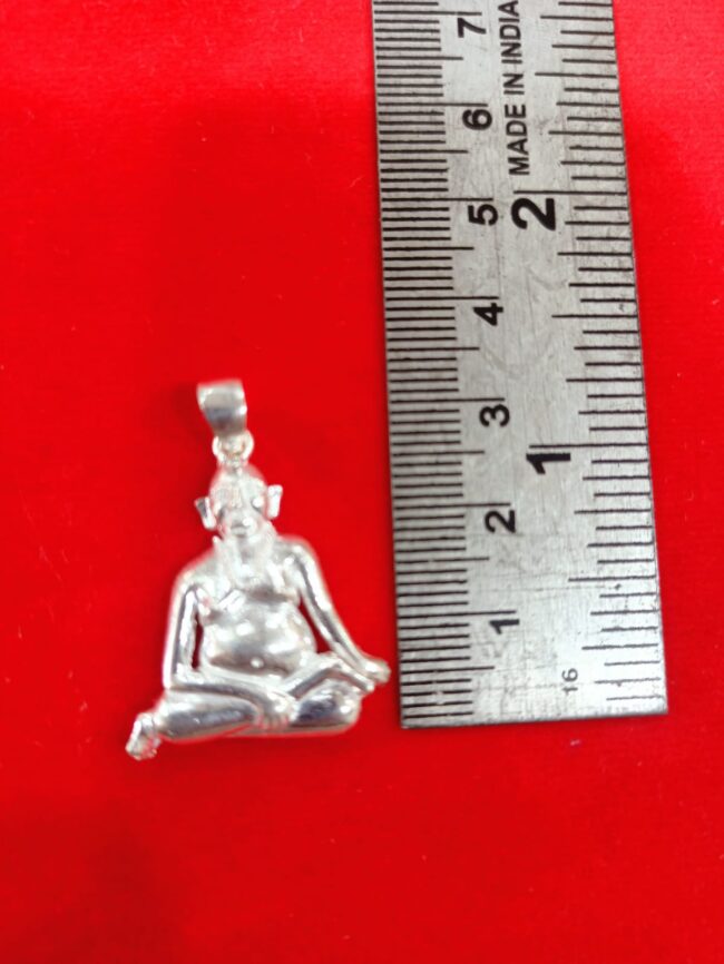 Pure Silver Swami Samarth God Pendant - Image 2