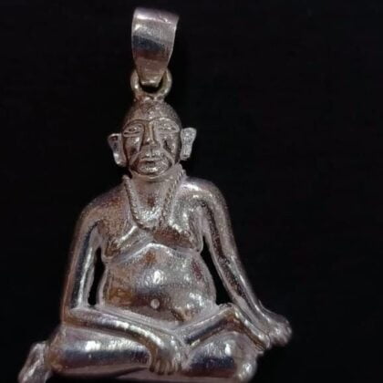Pure Silver Swami Samarth Gold Pendant