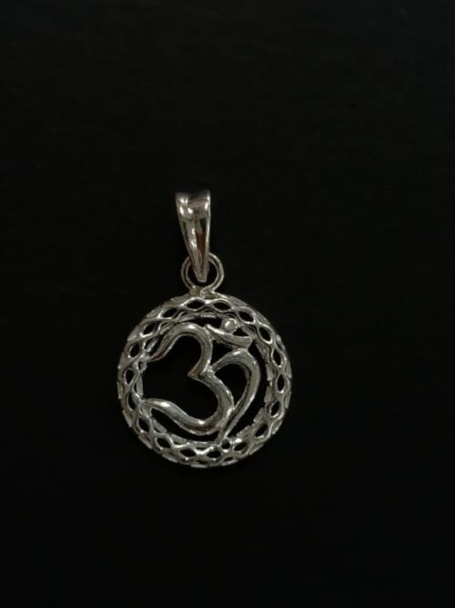 Pure Silver OM Pendant