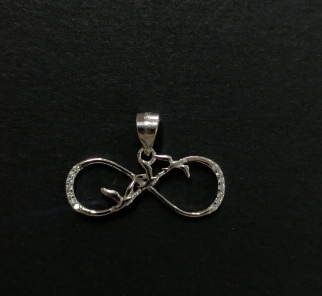 Pure Silver Infinity Pendant