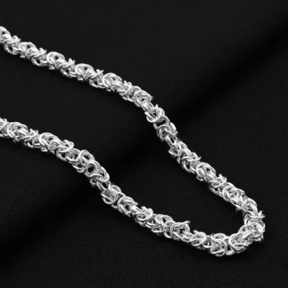 Pure Silver Roman Men's Chain