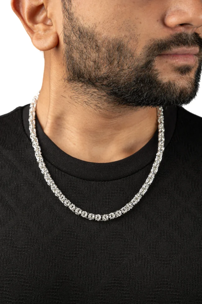 Pure Silver Roman Men's Chain