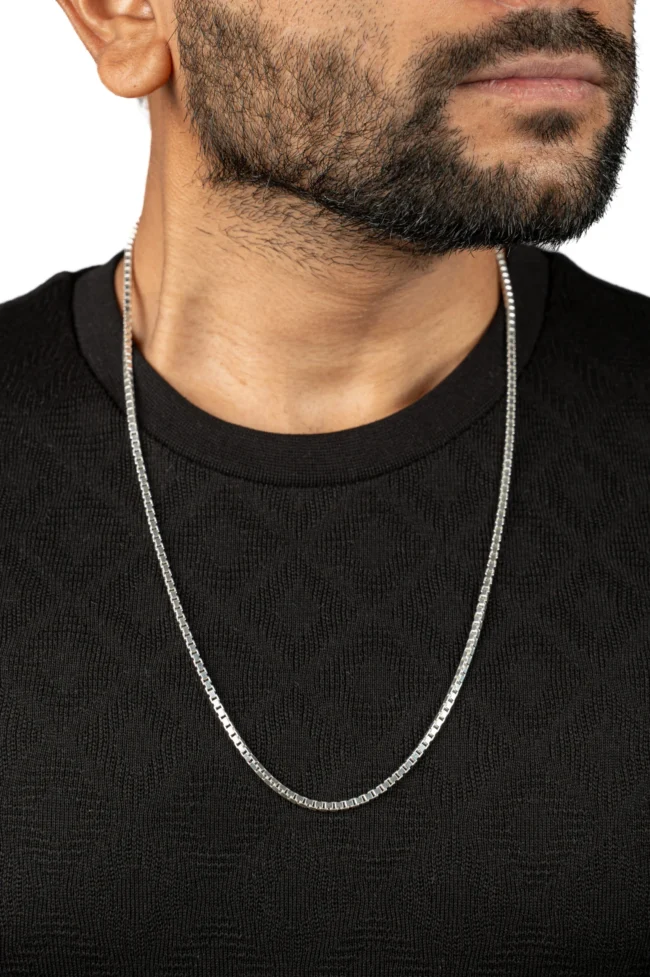 Pure Silver Box Chain