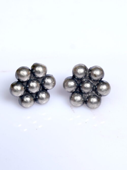 92.5 pure silver Kudi Studs Earrings