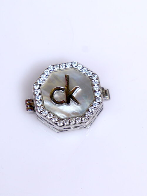 Pure Silver CK Shirt Button