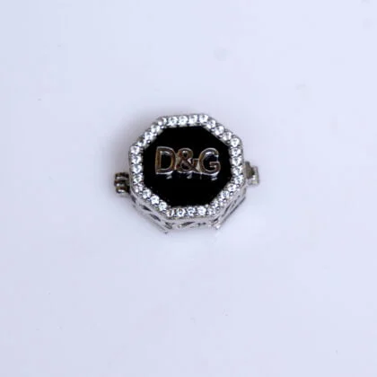 925 Pure Silver D and G Shirt button