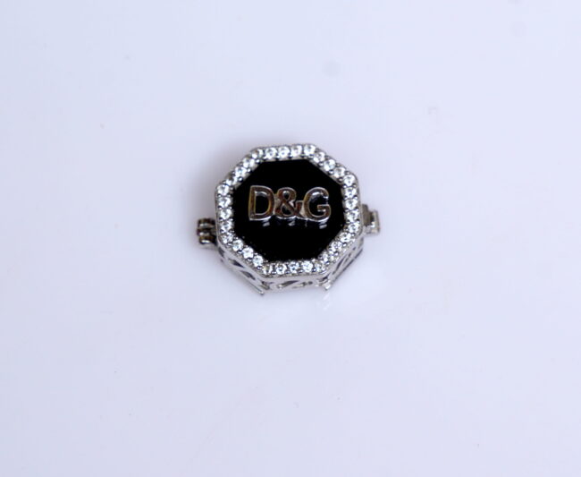 925 Pure Silver D and G Shirt button