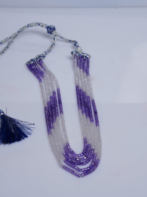 Dark Blue White Crystal
