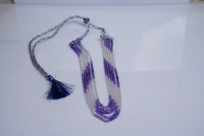 Dark Blue White Crystal