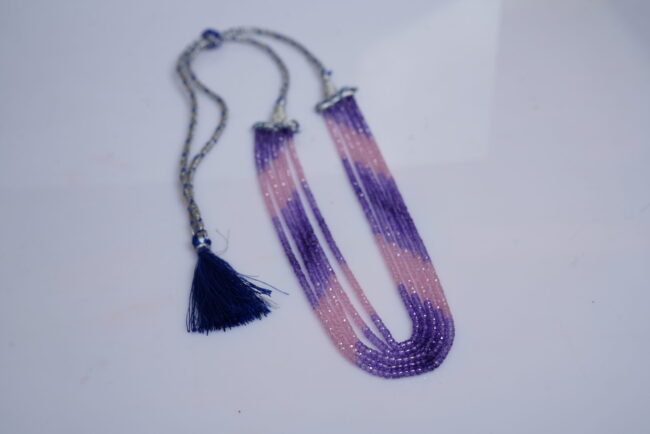 Semi Precious Purple Pink Crystal