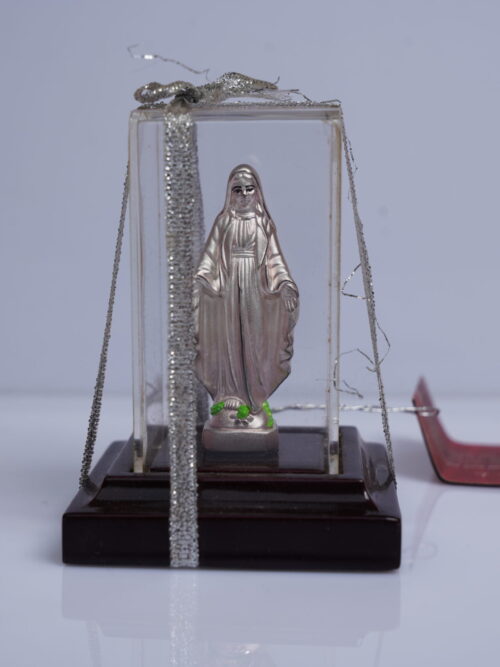 Pure Silver Mother Mary idol box