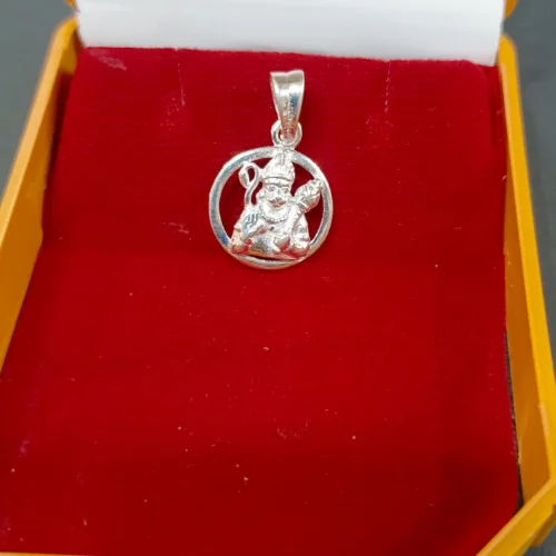 Silver Hanuman Pendant