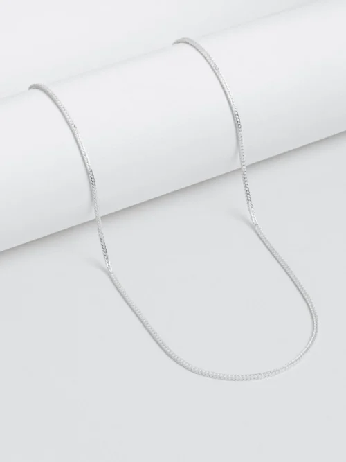 Pure Silver Fox Tail Chain