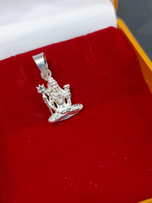 92.5 pure Silver Mahadev Pendant
