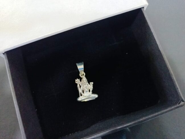 92.5 pure Silver Mahadev Pendant - Image 2