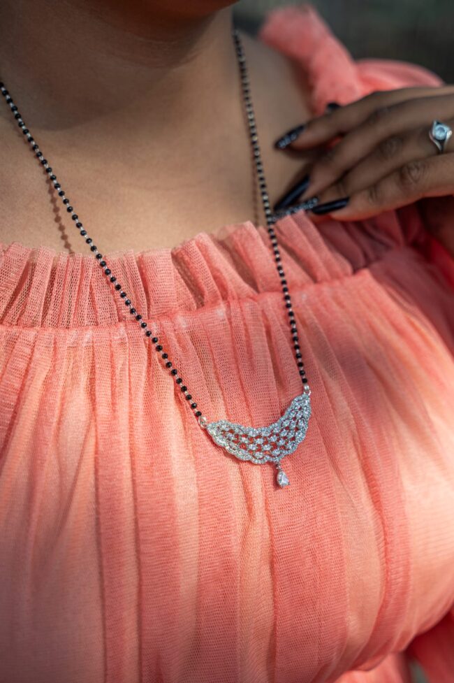 Pure Silver Wedding Mangalsutra - Image 3