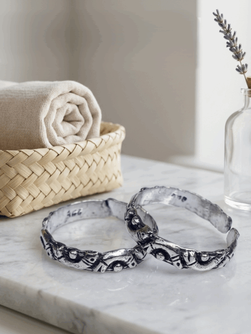 Silver nakashi Toe Ring