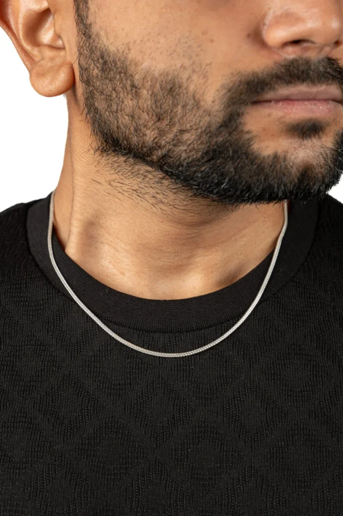 Pure Silver Fox Tail Chain - Image 2